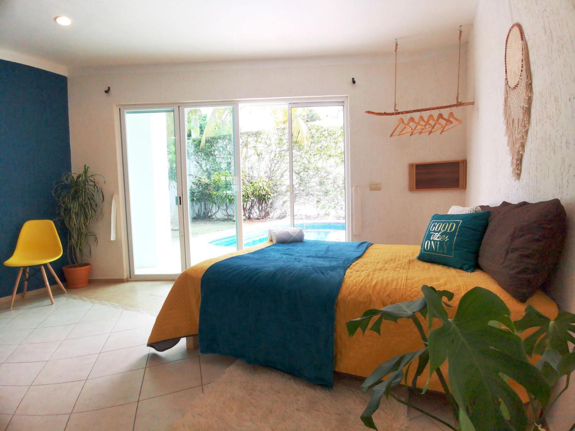 Beautiful & Cozy Near Beach Apartment Pool & Kingsize Bed แคนคูน ห้อง รูปภาพ