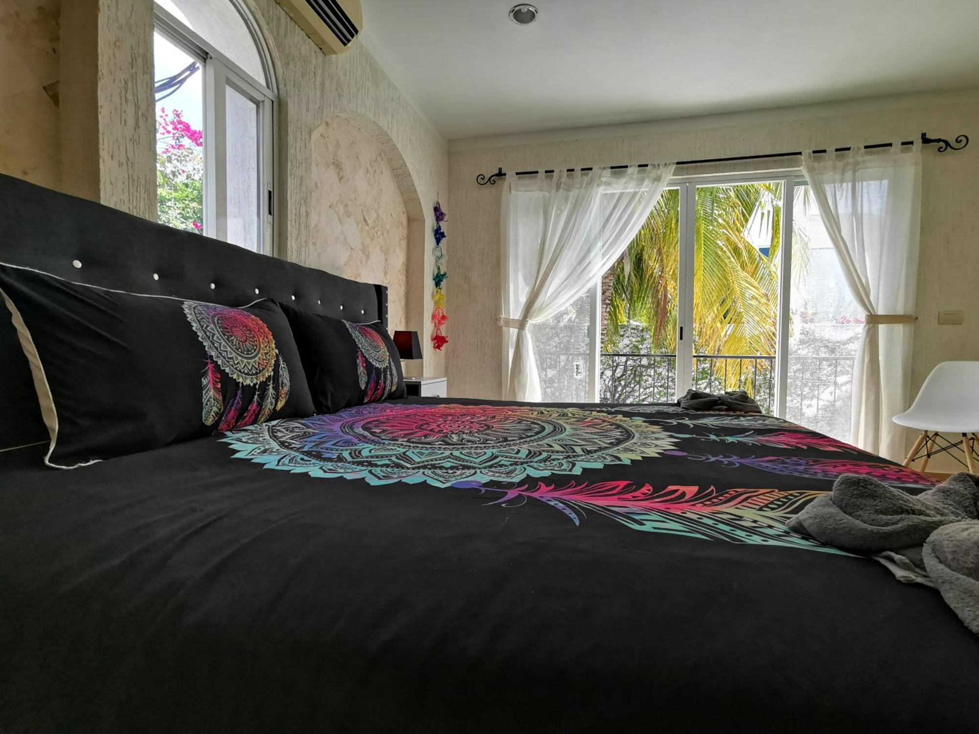 Beautiful & Cozy Near Beach Apartment Pool & Kingsize Bed แคนคูน ห้อง รูปภาพ