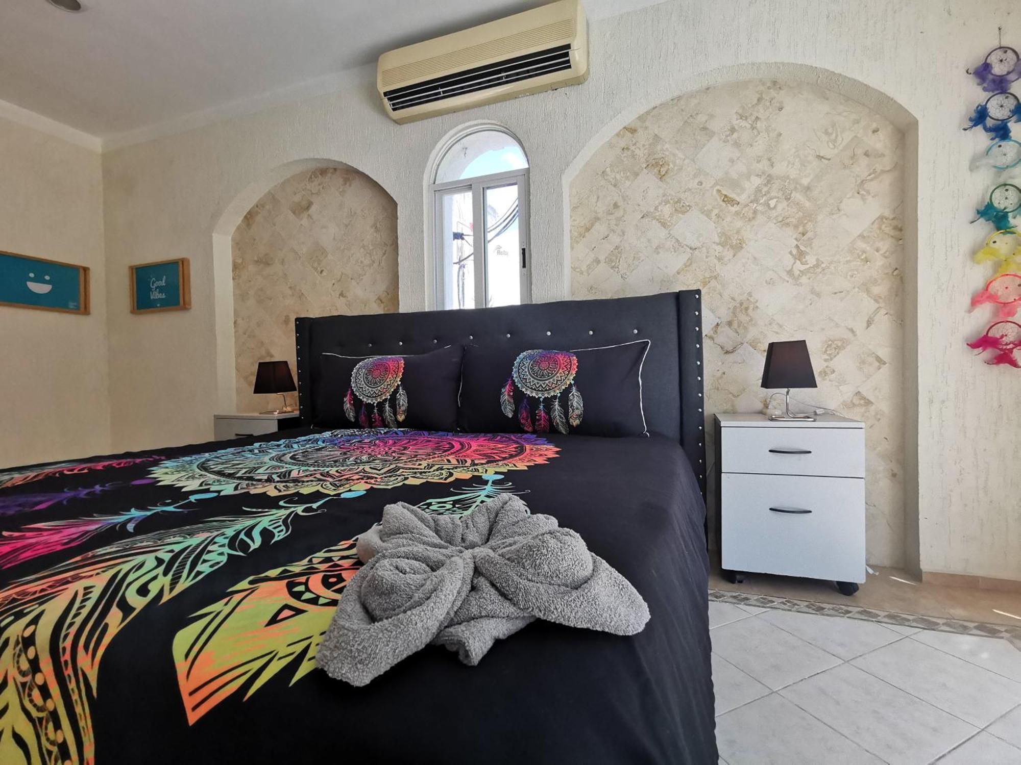 Beautiful & Cozy Near Beach Apartment Pool & Kingsize Bed แคนคูน ห้อง รูปภาพ